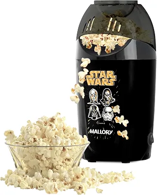 Pipoqueira Elétrica Mallory Star Wars- Pipoca saudável pronta em 3 minutos - 127V