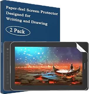 Pacote com 2 protetores de tela Paperfeel funciona com HUI ON KAMVAS Pro 16