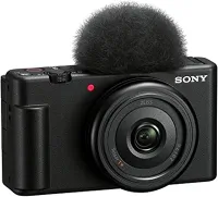 Sony Câmera Vlog ZV-1F para criadores de conteúdo e vloggers preta