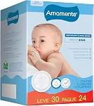 Absorvente para Seios Amamente, 30 Unidades