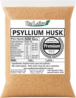 PSYLLIUM HUSK FIBRA (100% NATURAL) 500g - PSILLIUM