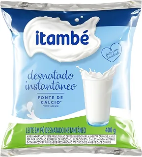 Leite Em Pó Desnatado Instantâneo 400g Itambé