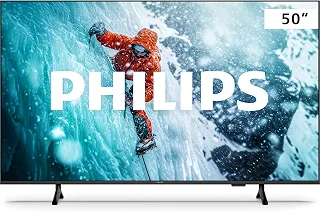 PHILIPS Smart TV, 50' 4K, 50PUG7300, Comando de Voz, Bluetooth, HDR, Dolby Atmos, HDMI, USB, Wi-Fi