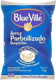 Arroz Parboilizado Blue Ville - Livre de Fragmentos - Tipo 1 - 8x125g
