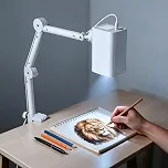 Projetor de arte para traçar e desenhar, branco, sem necessidade de