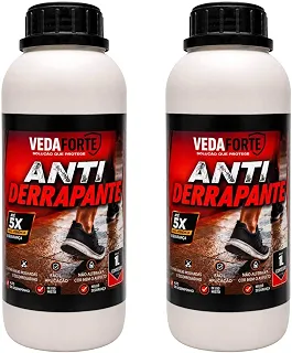 Antiderrapante para Pisos Veda Forte 2 Litros | Tratamento para Porcelanato, Cerâmica, Mármore e Granito | Uso Interno e Externo