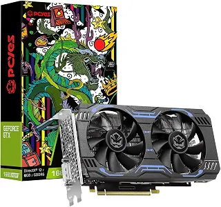 PCYES Placa De Video Gtx 1660 Super GDDR6 6GB 192 Bits Full Size Dual Fan - PA1660S6GR6DF