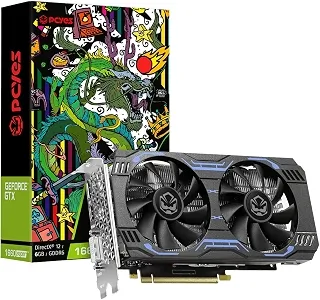 PCYES Placa De Video Gtx 1660 Super GDDR6 6GB 192 Bits Full Size Dual Fan - PA1660S6GR6DF