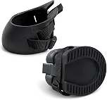 Pacote com 2 botas de casco de cavalo, protetores de casco de borracha durável para cavalos, capas protetoras de casco para treinamento de equitação e cuidados com cascos (G)