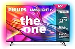 PHILIPS, Smart TV, Ambilight THE ONE 65' 4K 144 Hz, Titan OS, 65PUG8929/78, P5, DTS Play-Fi, Freesync, Dolby Vision e Atmos, 40 WRMS