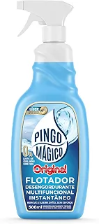 Pingo Mágico Original Flotador Desengordurante Multifuncional Instantâneo 500 ml