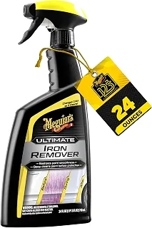 Meguiar's Removedor de ferro definitivo - Remova rapidamente partículas de ferro incorporadas e precipitação industrial que prejudicam a cor, a clareza e a suavidade da tinta - Removedor de