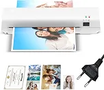 Plastificadora Térmica A4, Laminadora Profissional com Selagem 230mm, 280W, Compatível com Documentos A4/A5/A6, Velocidade 220mm/min, Branco