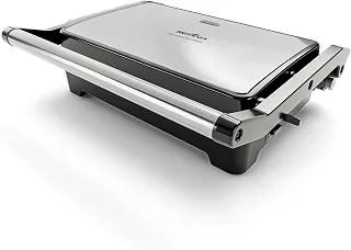 Britânia Grill e Sanduicheira 2 em 1 c/Abertura 180º BGR28A 220V Metal e Plástico