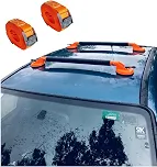 Rack De Teto Universal Com 4 Ventosas + 2 Cintas De Presilha Laranja