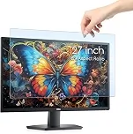 KEANBOLL Painel protetor de tela antiluz azul para monitor de computador de 27 polegadas, filtro de bloqueio de luz azul, protetor antirreflexo para computador de mesa - (removível, não precisa grudar