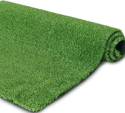 Grama Sintética Artificial Decorativa | 2.00 x 1.00 Metros 12mm | Com proteção UV e Anti-Fungo | Com Drenagem Para Pets | Cor Verde