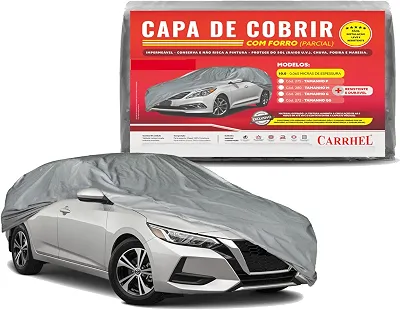 Capa para cobrir carro Forrada e impermeavel - Tamanho GG