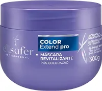 Elisafer, Máscara Capilar, Para cabelos Tingidos ou Coloridos, Color, Extend pro, 300g