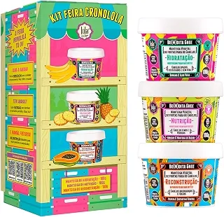 Kit Cronograma Capilar Lola Cosmetics Be(m) Dita Ghee, 3 Produtos