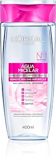 L'Oréal Paris Dermo Expertise, Água Micelar Purificante 5 em 1, 400ml