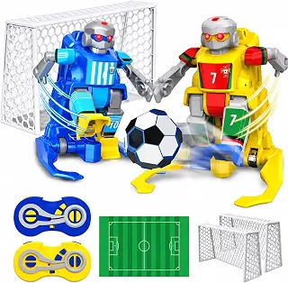 Kit Futebol com 2 Robôs de Controle Remoto e Acessórios