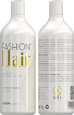 Escova Progressiva Fashion Hair Linha Gold 500ml Sem Formol