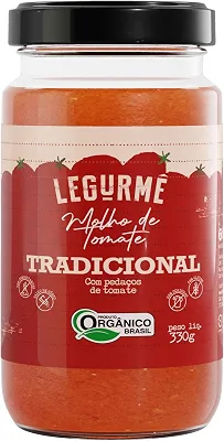 Legurmê Molho de Tomate Orgânico Tradicional 330g
