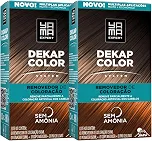 Kit 2 DekapColor Yama Removedor De Coloração Capilar Cabelo Profissional Sem Amonia 300ml