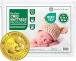Margaux & May Protetor de colchão impermeável para berço, certificado Oeko-TEX®