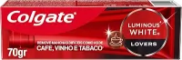 Colgate Creme Dental Clareador Luminous White Lovers Manchas de Café 70g