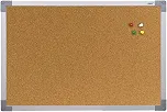 QUADRO DE AVISO CORTICA MDF REVESTIDO ALUMINIO NEO 060 X 040 CM, STALO