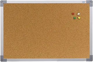 QUADRO DE AVISO CORTICA MDF REVESTIDO ALUMINIO NEO 060 X 040 CM, STALO