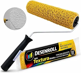 Rolo De Textura Cabelo De Anjo 23cm Alto Padrão C/Suporte