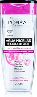 Água Micelar Bifásica L'Oréal Paris Solução de Limpeza 5 em 1, 200ml