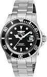 Relógio masculino de quartzo Pro Diver com pulseira de aço inoxidável