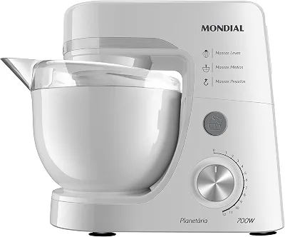 Batedeira Planetária, Mondial, Branco, 700W, 110V - BP-03-W