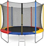 Cama Elástica Pula Pula 2,44m Flipzone Rede Proteção Escada