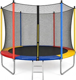 Cama Elástica Pula Pula 2,44m Flipzone Rede Proteção Escada