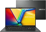 Notebook ASUS VivoBook Go 15, AMD RYZEN 5 7520U, 8GB, 512GB SSD, KeepOS/Linux, Tela 15,6' FHD, Mixed Black - E1504FA-NJ732