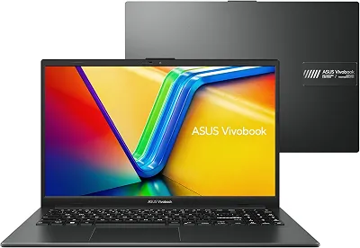 Notebook ASUS VivoBook Go 15, AMD RYZEN 5 7520U, 8GB, 512GB SSD, KeepOS, Tela 15,6' FHD, Mixed Black - E1504FA-NJ732