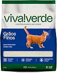 Viva Verde Areia Higiênica Biodegradável para Gatos Grãos Finos 4kg