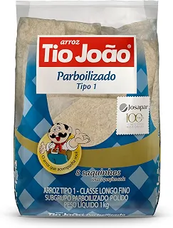 Arroz Parboilizado Tio João, Boil in Bag, 1kg