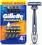 Aparelho de Barbear Descartável Gillette Prestobarba3, 4 Unidades
