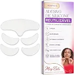 Adesivo Anti Rugas Rosto Silicone Reutilizável 30x – Testa e Bigode Chinês Lifting Enquanto Dorme Reduz Linhas de Expressão Kit 5 Peças Muy Bela