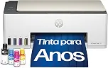 Impressora Multifuncional HP Smart Tank 583 Tanque de Tinta Colorida Wi-Fi com autorreparo, USB - Impressora, Copiadora e Scanner Cor: ‎Branco (4A8D8A)