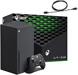 Microsoft Xbox Series X 1TB + 1 Controle Sem Fio - Compatível com Milhares de Jogos, Desempenho Ajustado, Jogos Verdadeiros 4K, Até 120 FPS - Cabo HDMI