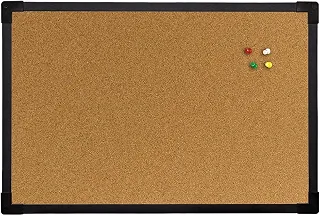 QUADRO DE AVISO CORTICA REVESTIDO PRETO NEO 060 X 040 CM, STALO