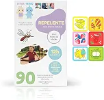 NINA & NINO Repelente Infantil Baby Kids Adesivo Repelente Para Bebe Icaridina de Citronela 90 Unidades