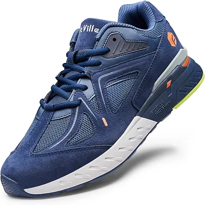 Tênis masculino largo Pickleball para todas as quadras com suporte de arco para fascite plantar